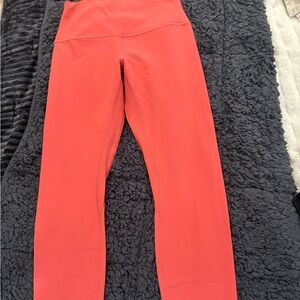 Lululemon Athletica Vibrant Coral Pants